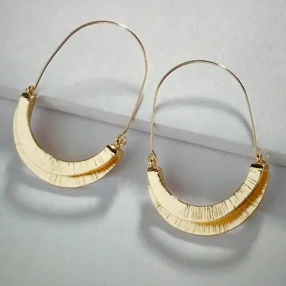 Gold Hoop Earrings